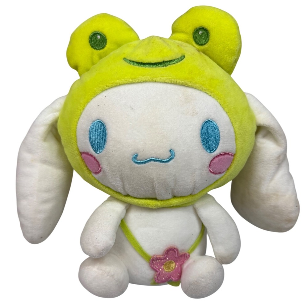 Sanrio Hello Kitty & Friends Spring Plush Cinnamonroll‎ the Frog Easter 9in FLAW